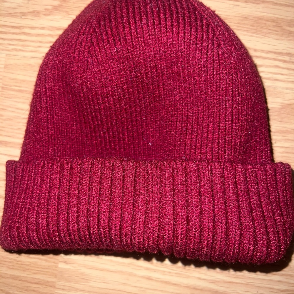 Cozy Red Knit Beanie